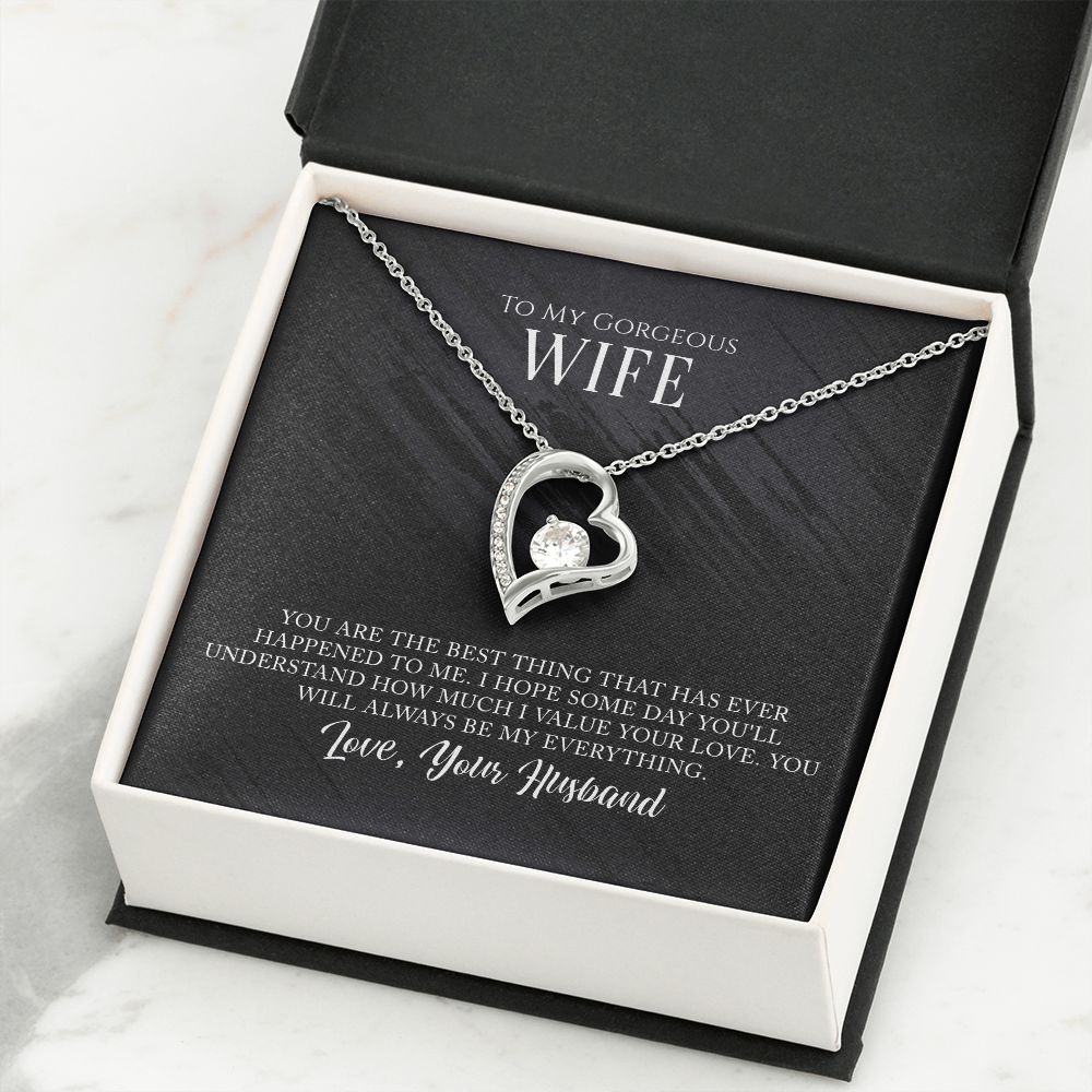 To My Gorgeous Wife Forever Necklace