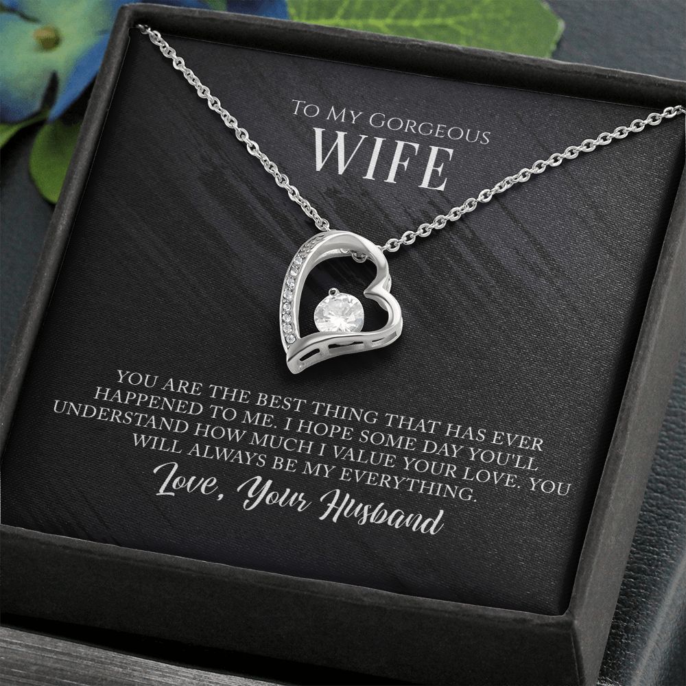 To My Gorgeous Wife Forever Necklace