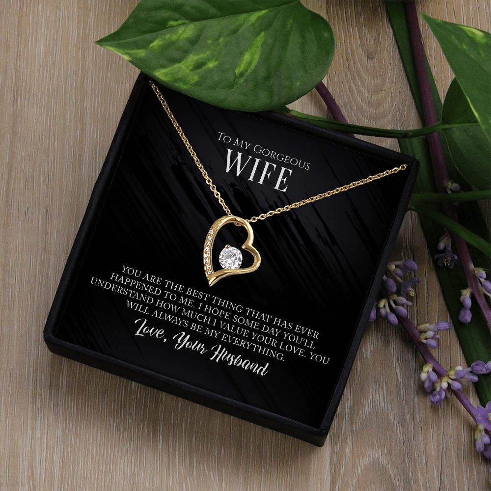 To My Gorgeous Wife Forever Necklace